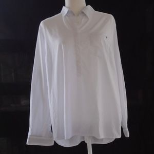 Tommy Hilfiger Shirt Popover Long Sleeve Roll Tab
